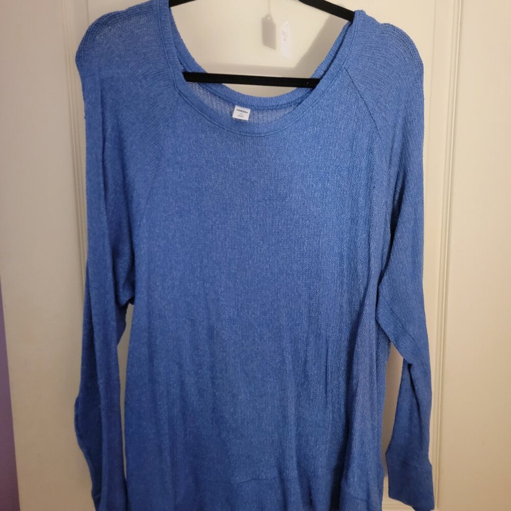 Blue Knit Top size XXL